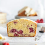 raspberry and white chocolate loaf cake