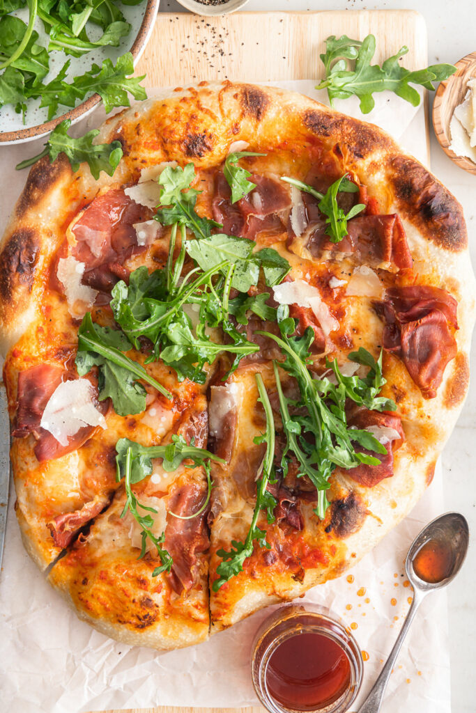 arugula prosciutto pizza