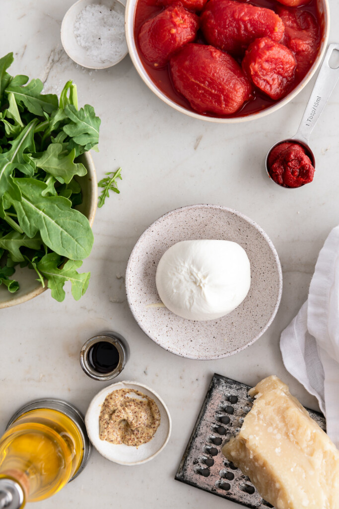 ingredients_burrata pizza