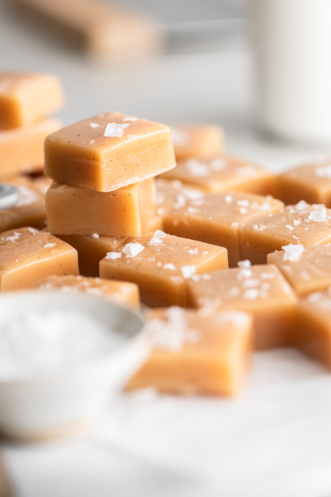 Homemade Caramel Candy (Soft and Chewy) - Our Salty Kitchen