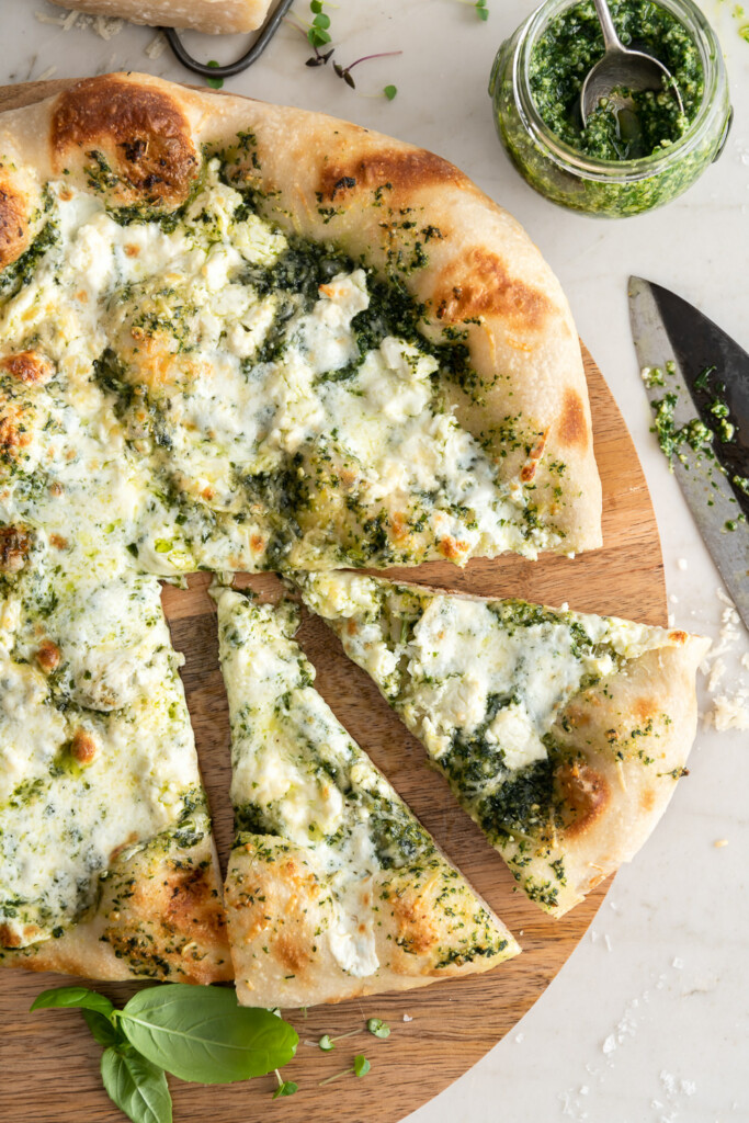 the best pesto pizza recipe