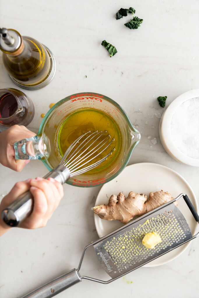 2_make maple orange dressing for autumn kale salad