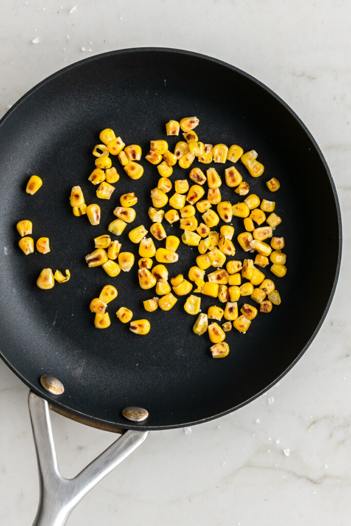 charred corn