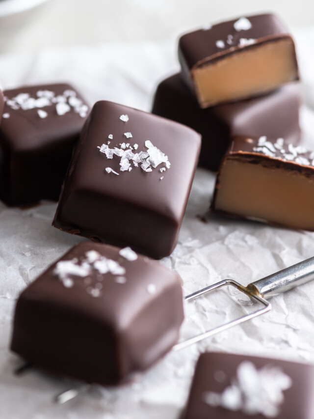 dark chocolate covered caramel recipe