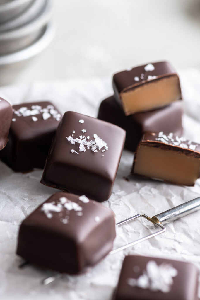 dark chocolate covered caramel recipe