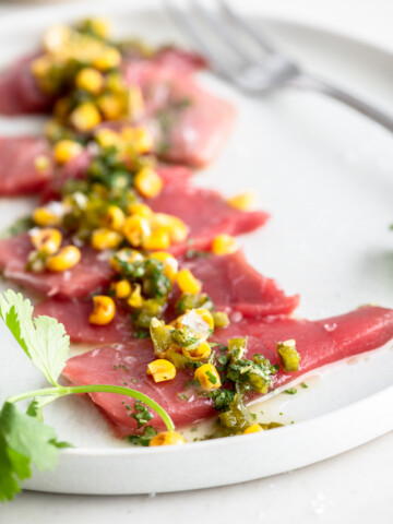 how to make tuna crudo