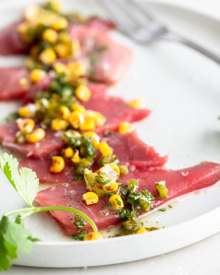 how to make tuna crudo