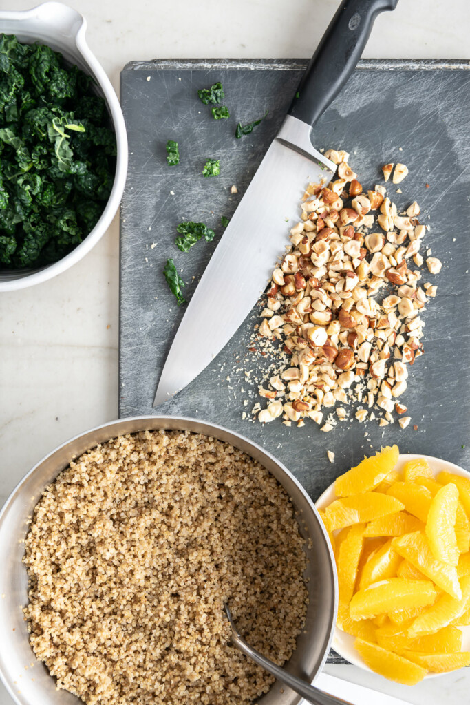 1_how to make kale quinoa salad