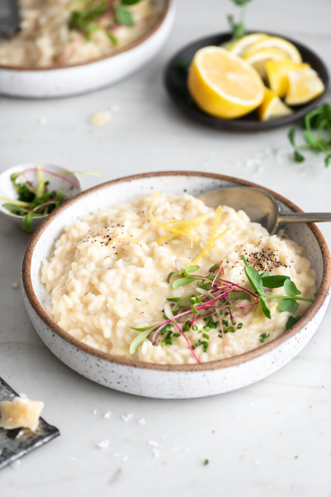 creamy lemon risotto recipe