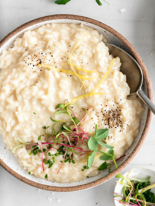 how to make lemon risotto