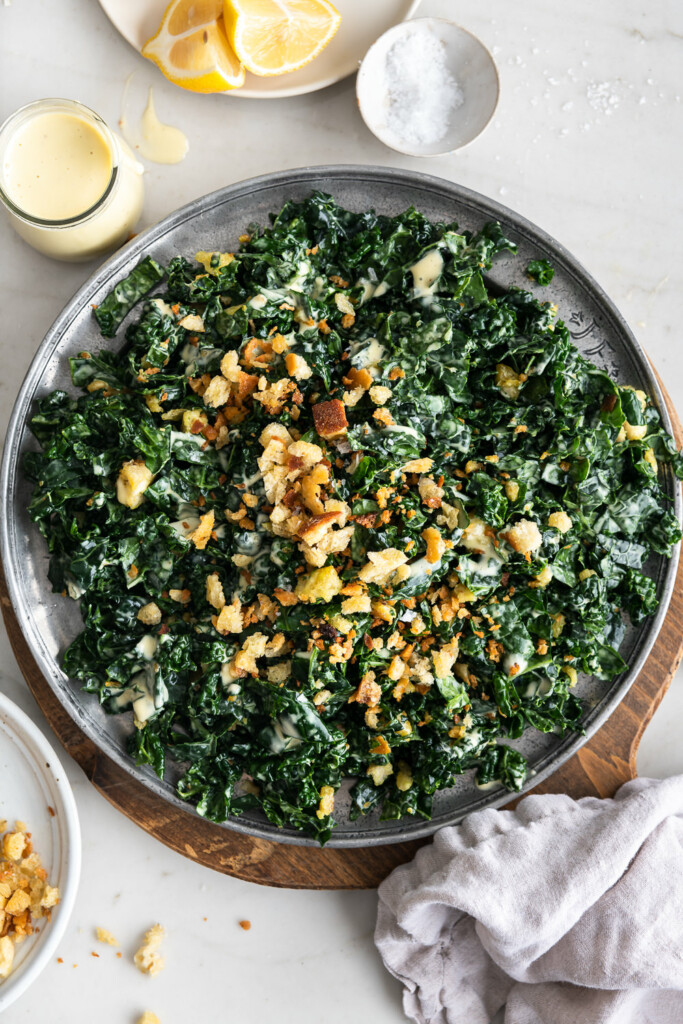 kale caesar salad