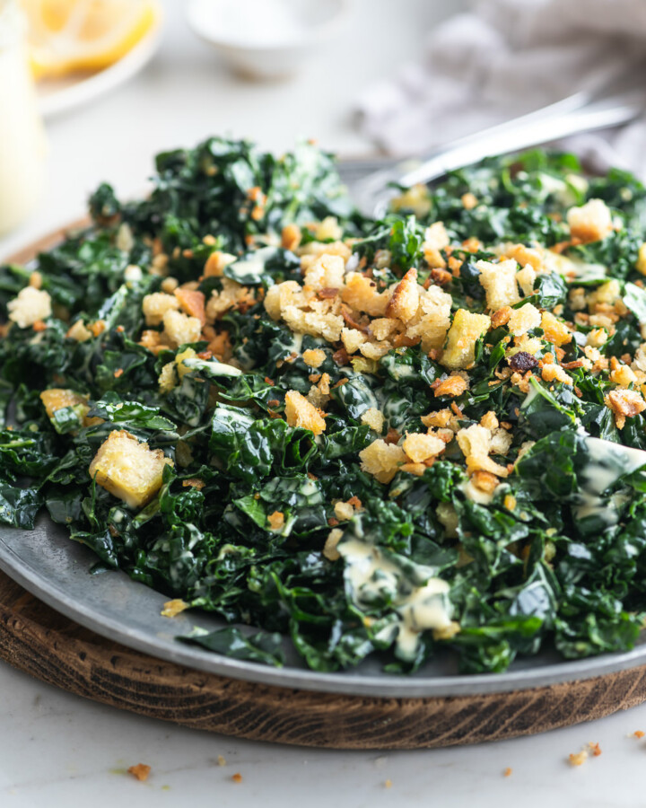 kale caesar salad recipe