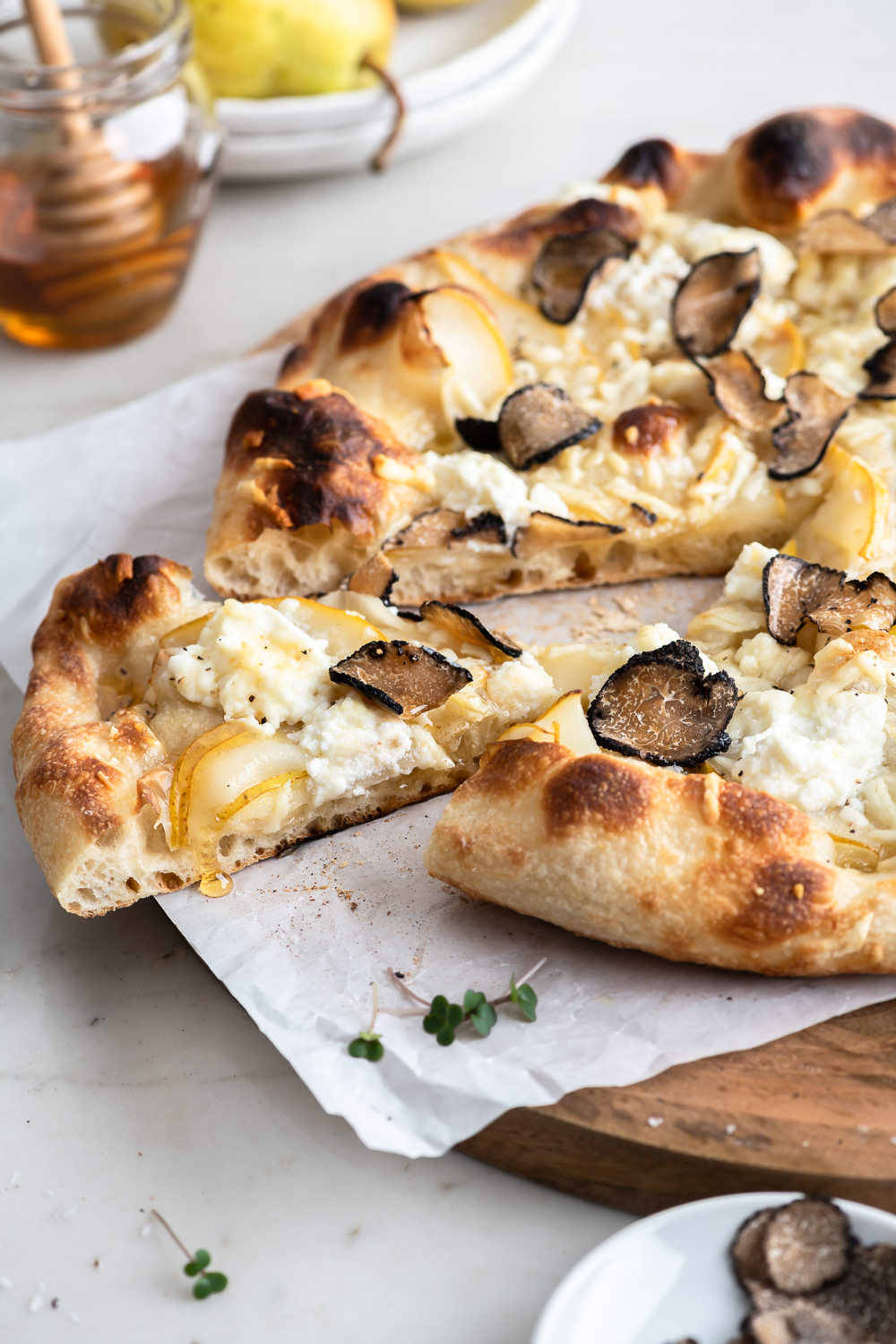 black truffle pizza With Spice