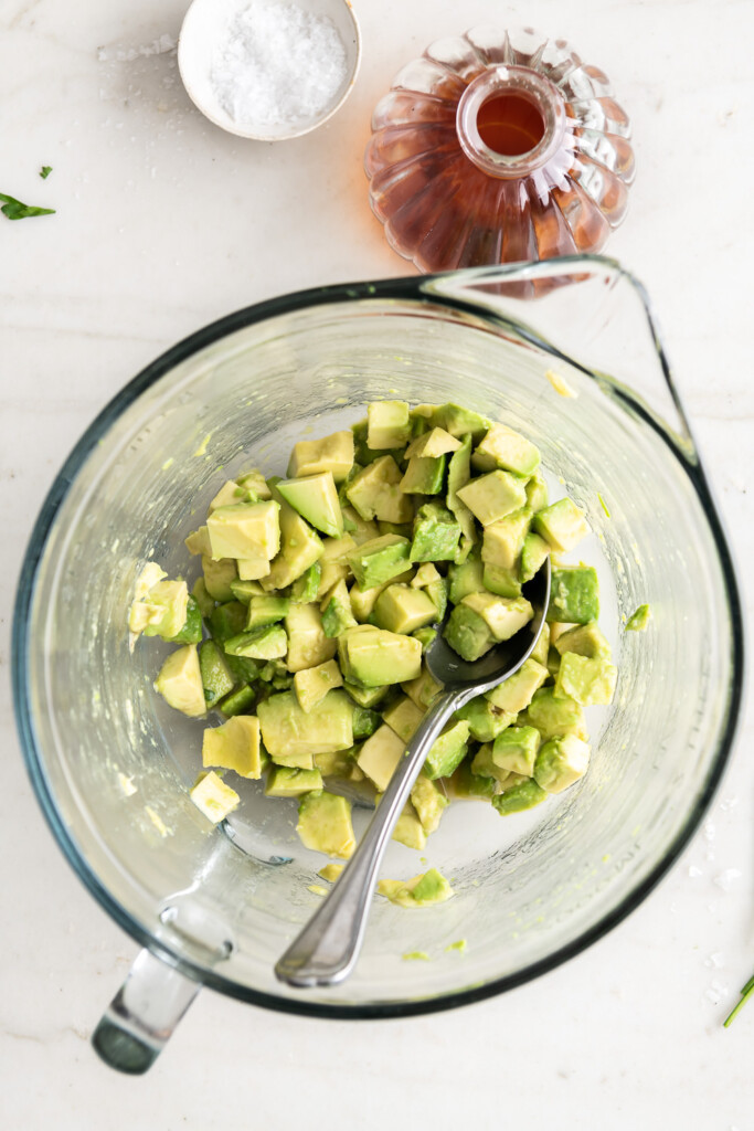 3_toss avocado with vinegar