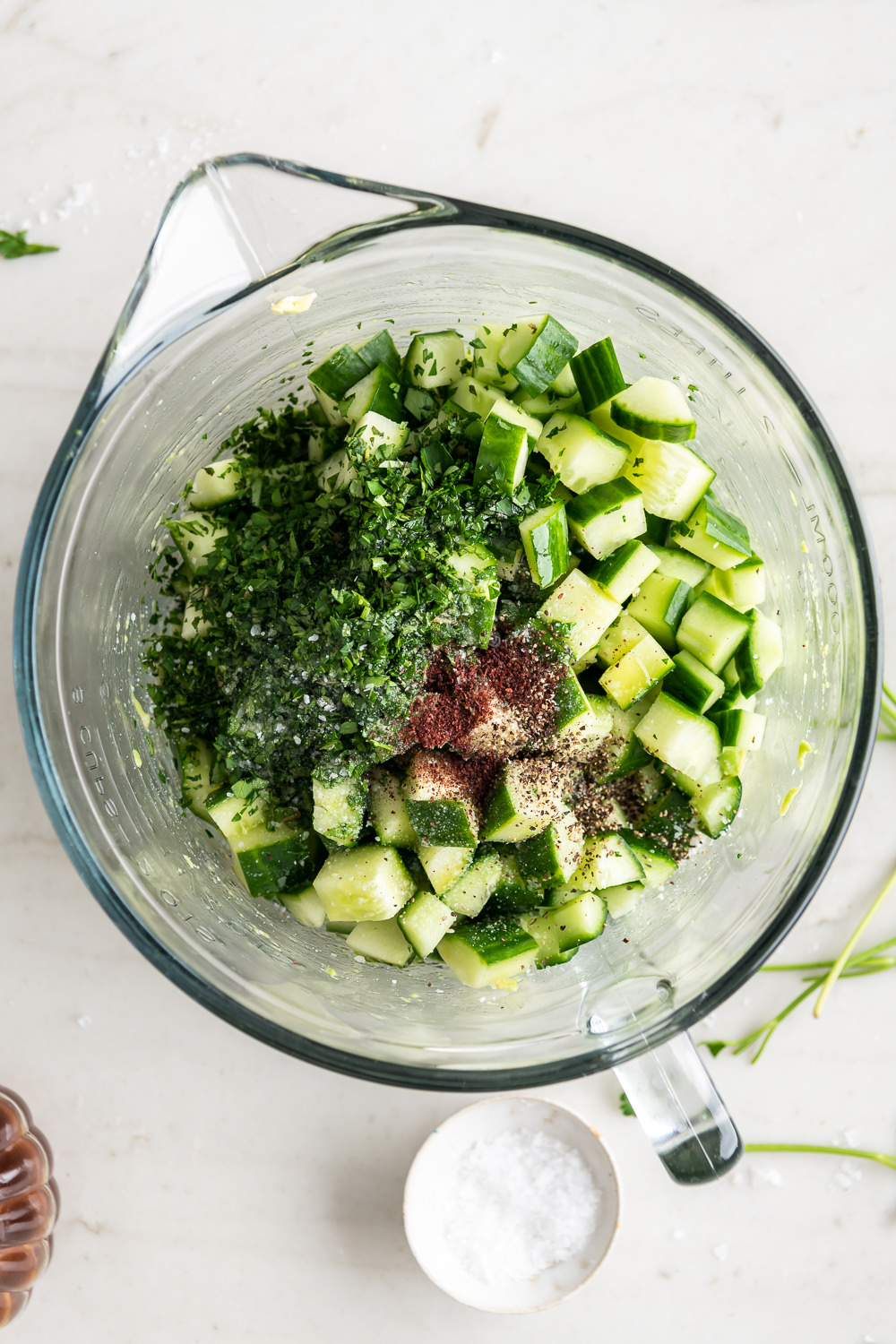 cucumber avocado salad With Spice
