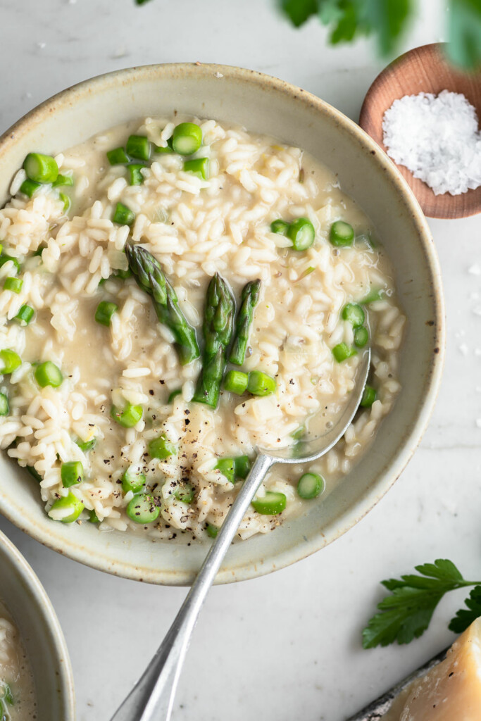 asparagus risotto