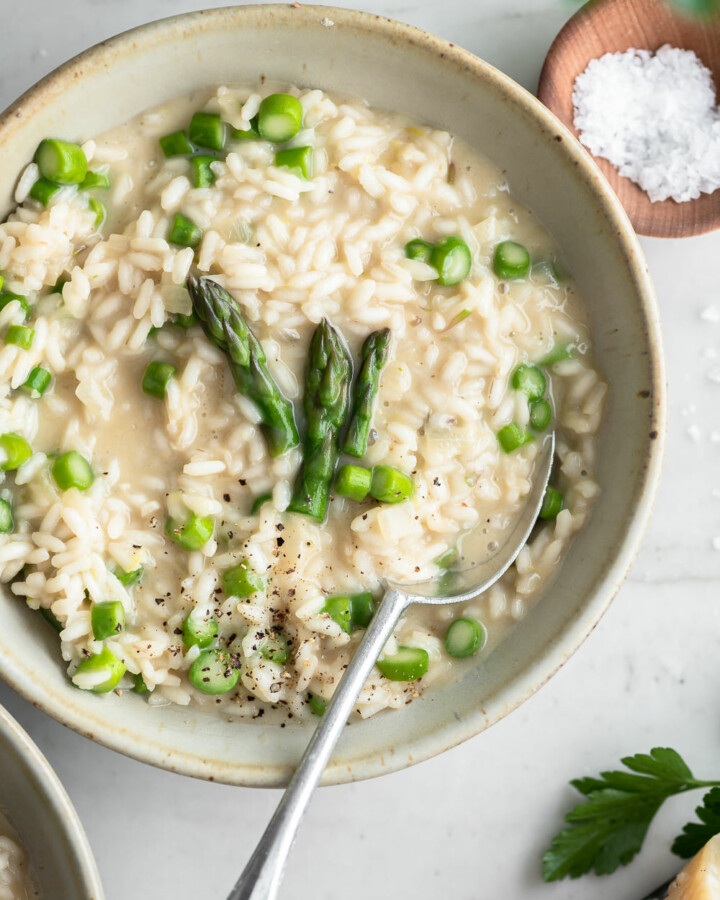 asparagus risotto