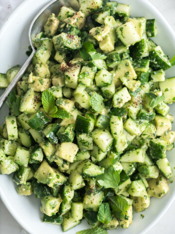 avocado and cucumber salad recipe