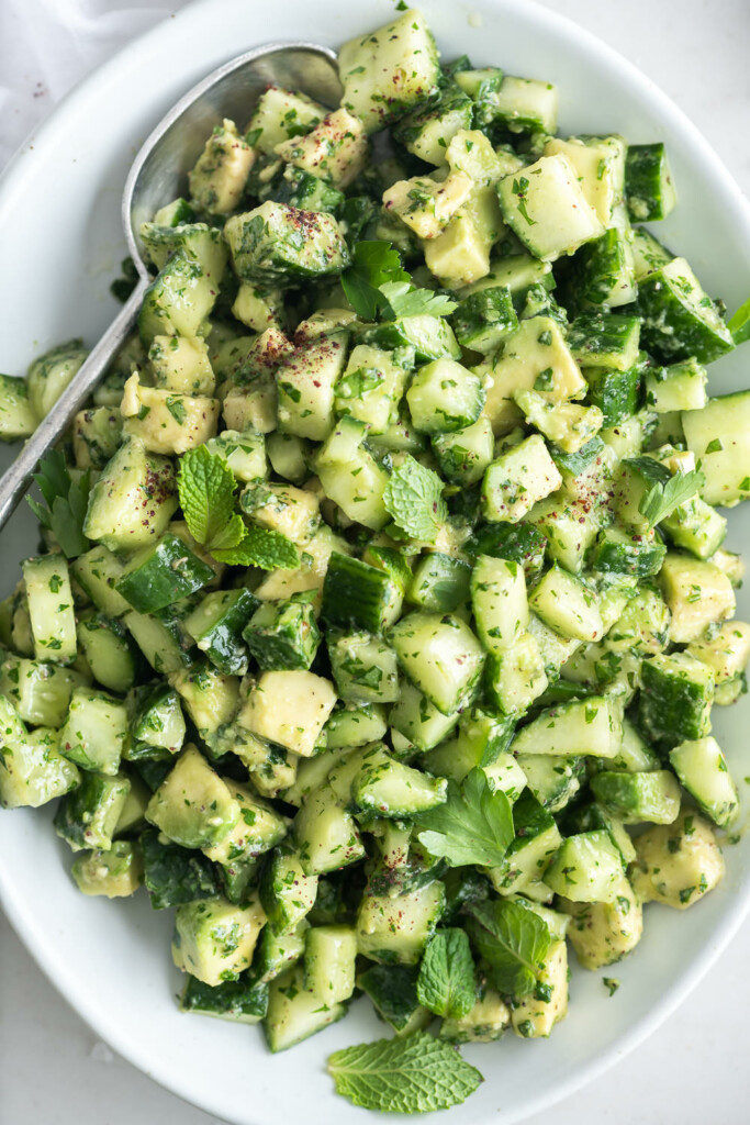 avocado and cucumber salad recipe