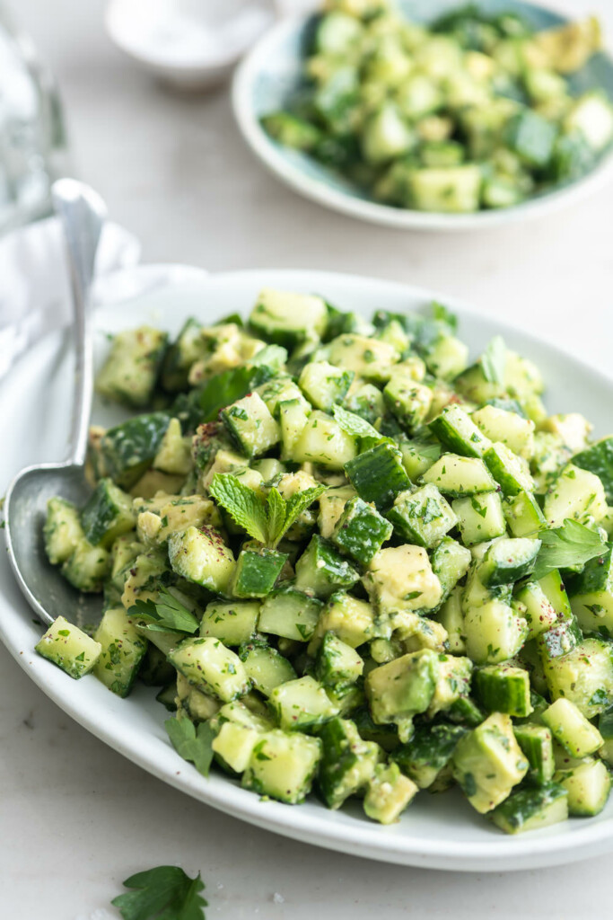 cucumber and avocado salad