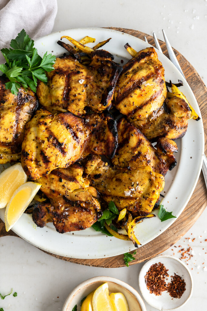 grilled turmeric chicken thighs