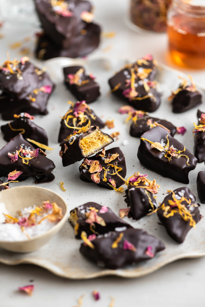 chocolate covered honeycomb candy
