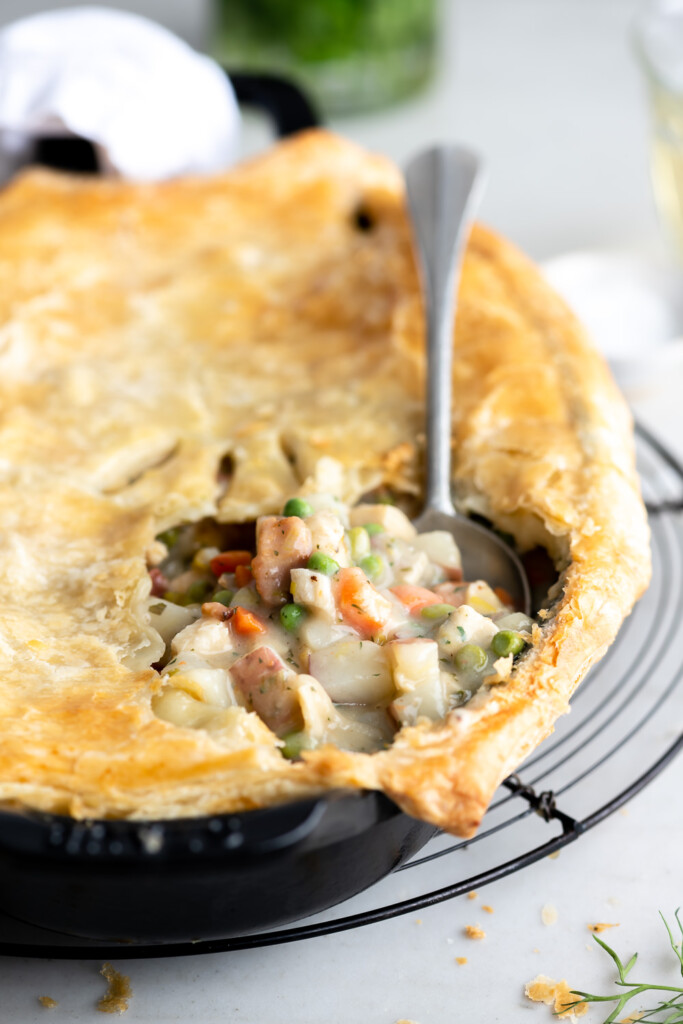 puff pastry chicken pot pie