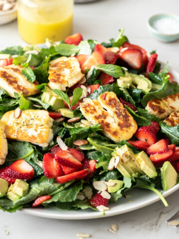 halloumi salad