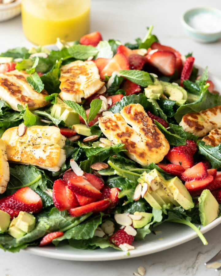 halloumi salad