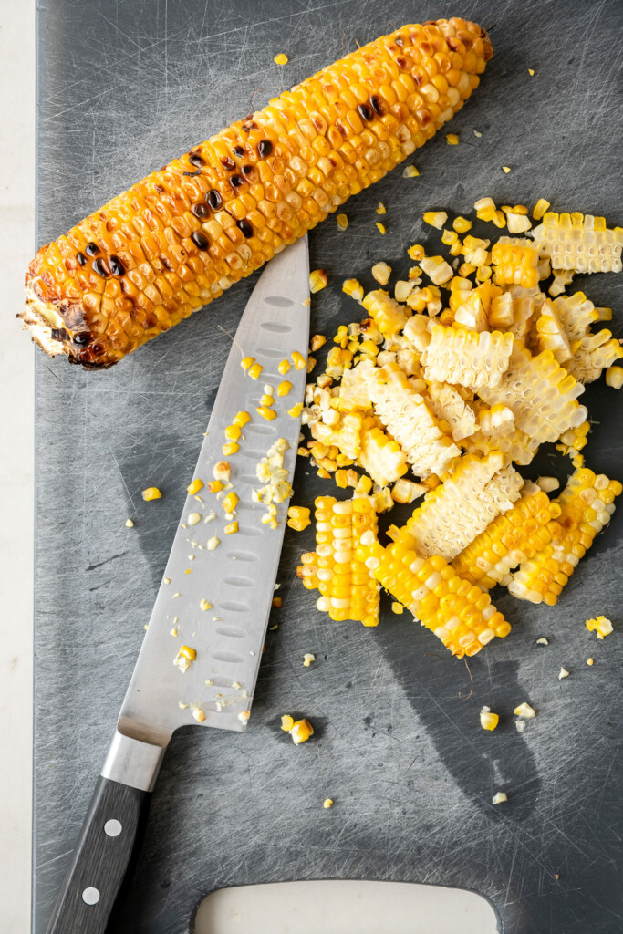 2_how to make roasted chili corn salsa