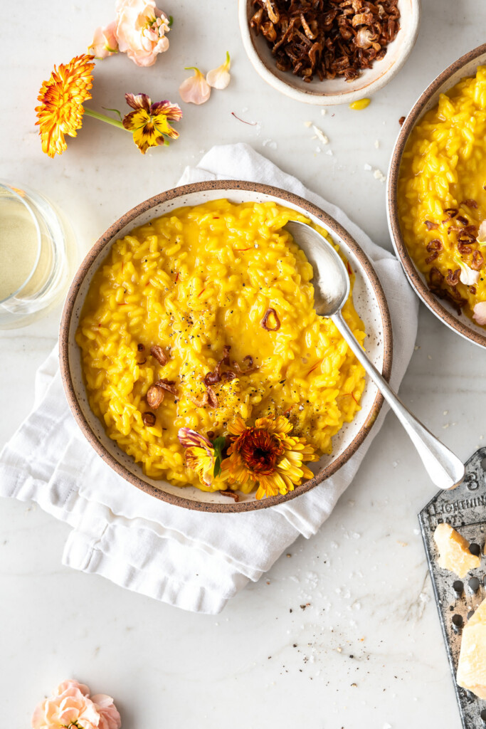 saffron risotto