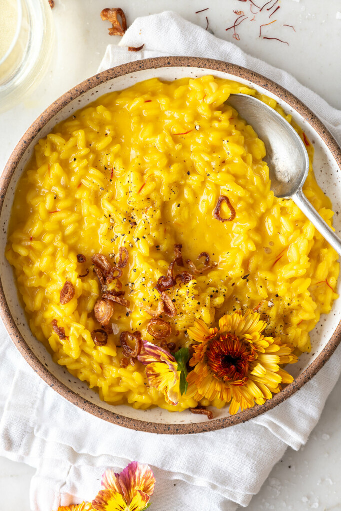 saffron risotto recipe