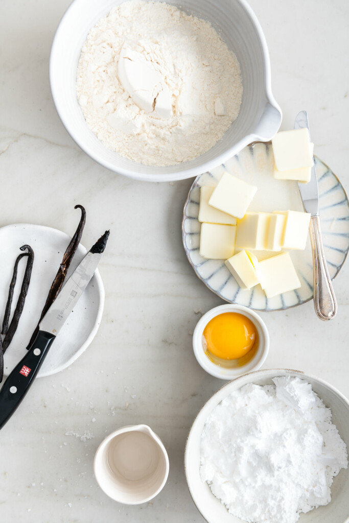 ingredients_brown butter shortbread cookies