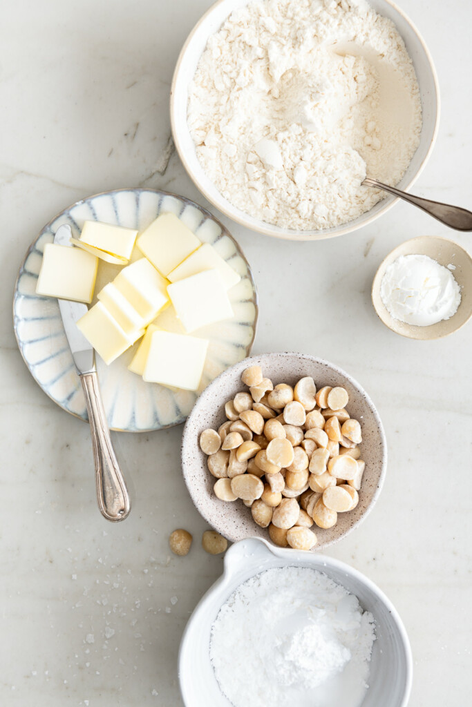 ingredients_hawaiian shortbread cookies