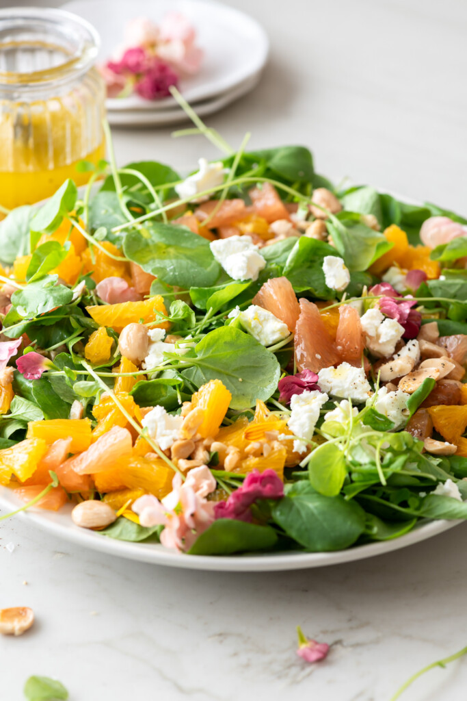 watercress salad with citrus