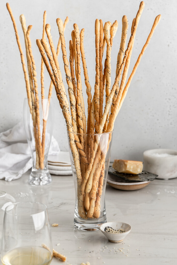 Italian grissini (hard With breadsticks) crunchy Spice |