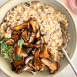 mushroom risotto