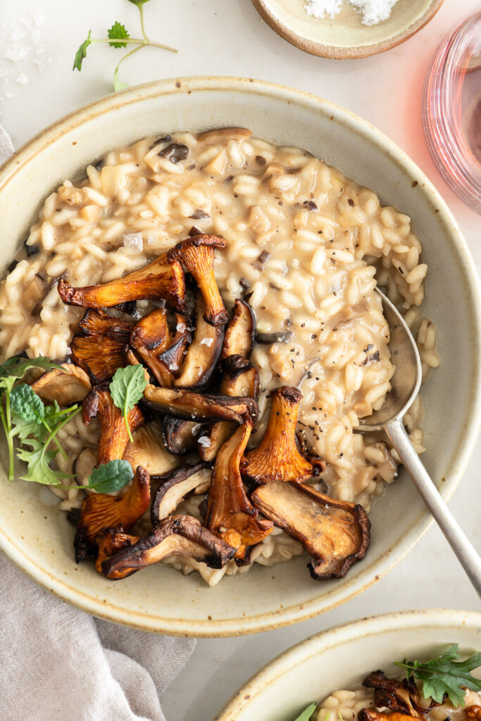 mushroom risotto