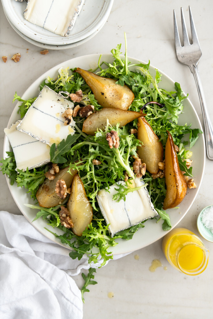 roasted pear salad