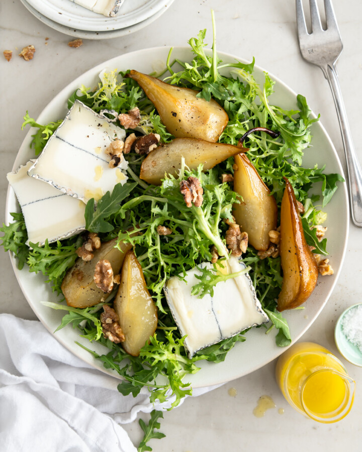 roasted pear salad