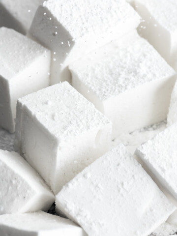 homemade vanilla marshmallows