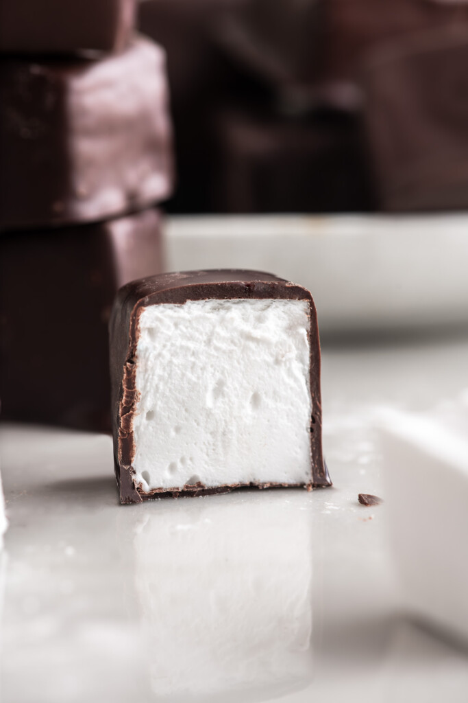 homemade chocolate covered marshmallows