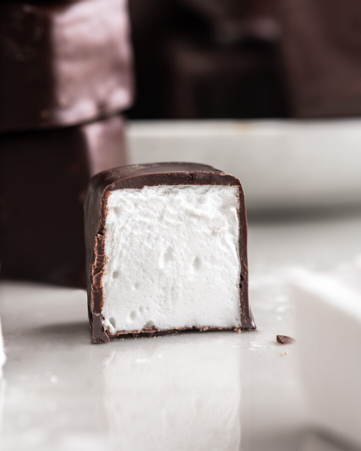 homemade chocolate covered marshmallows