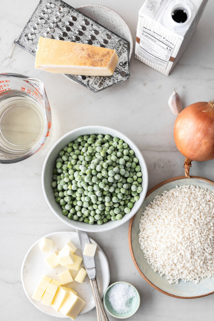 ingredients_pea risotto