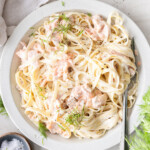 salmon alfredo