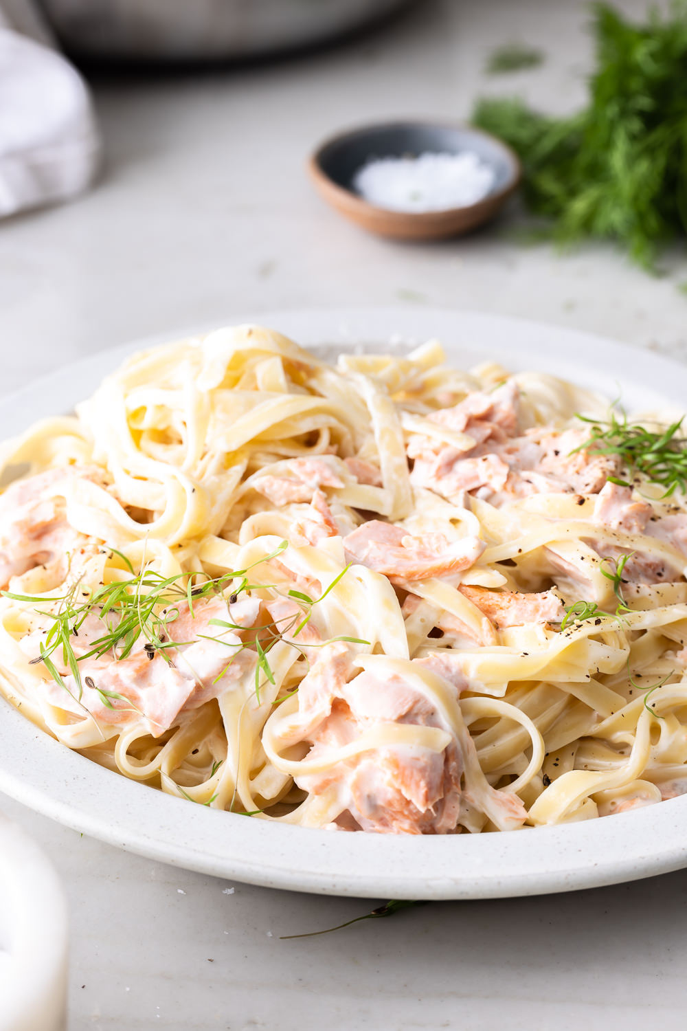 salmon alfredo With Spice