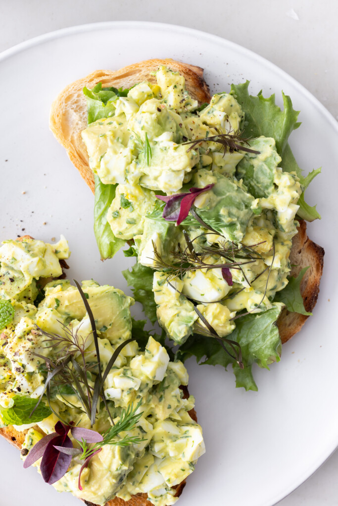 avocado egg salad recipe