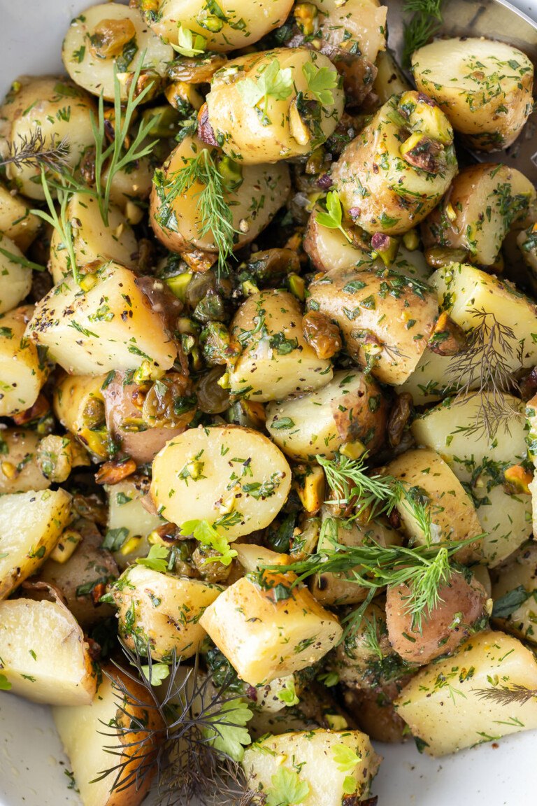 warm potato salad | With Spice