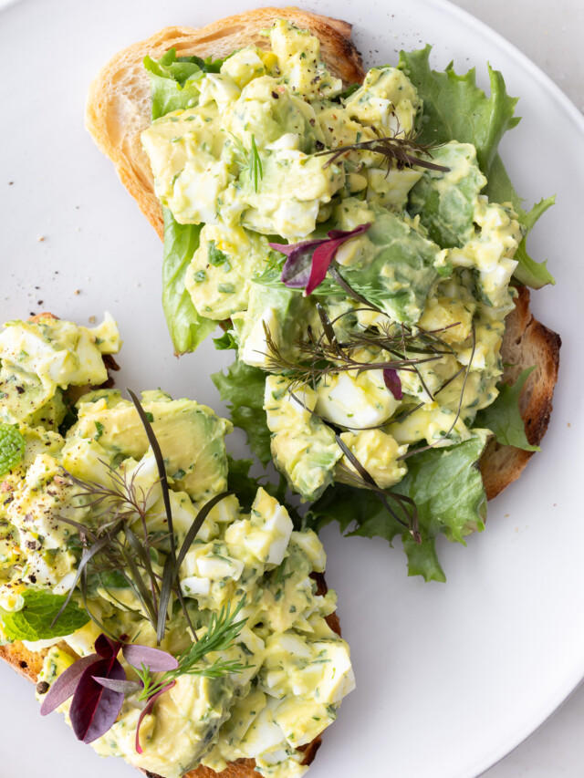 How to Make Avocado Egg Salad