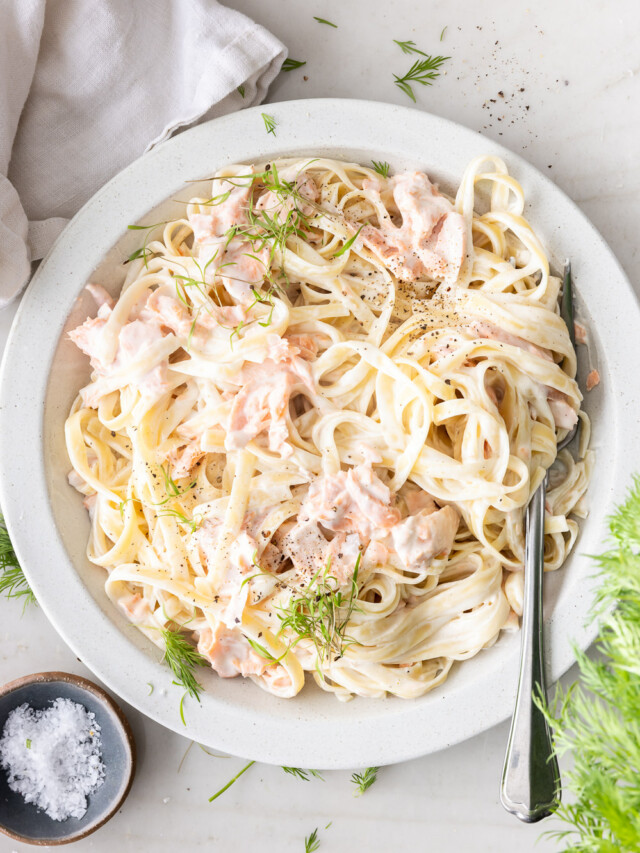 Salmon Alfredo